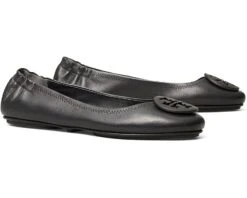 Tory Burch Minnie Travel Ballet W/ Logo