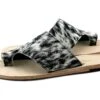 Agave Sky Tanya Cowhide Flat