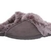 Jessica Simpson Jessica Simpson Women's Faux Fur Clog - Comfy Furry Soft Indoor House Slippers With Memory Foam