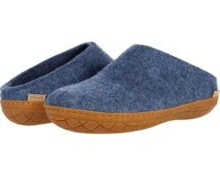 Glerups Wool Slip-On Rubber Outsole
