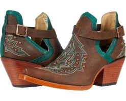 Durango Crush 6" Bootie W/ Embroidery & Belt